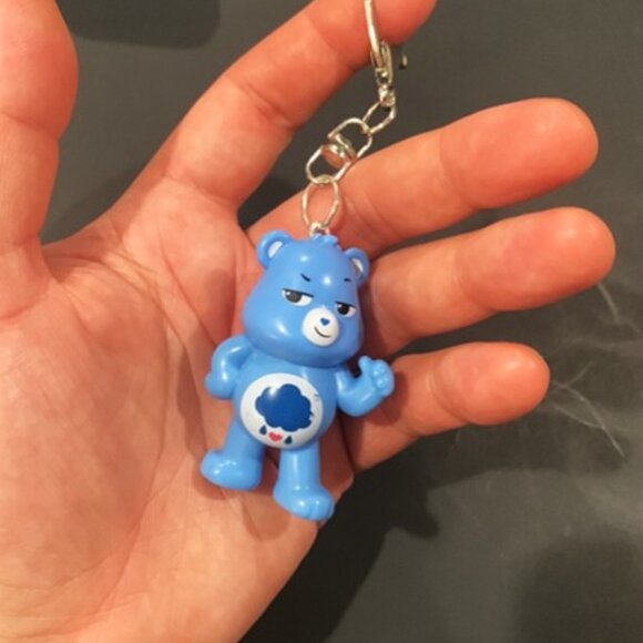 Grumpy Bear Care Bears Keychain – Moody but Lovable - Picture 7 of 8